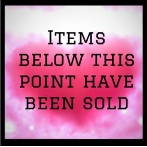 Items below this point are sold!